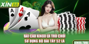 Bài cào Xin88 là trò chơi sử dụng bộ bài Tây 52 lá