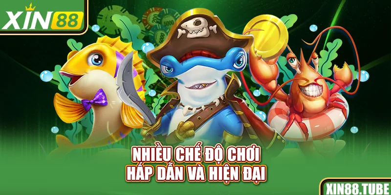 Nhiều chế độ chơi hấp dẫn và hiện đại