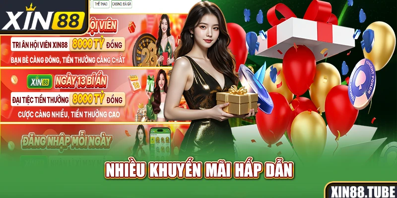 Nhiều khuyến mãi hấp dẫn